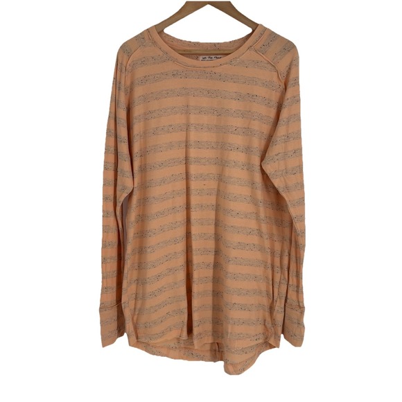 We the Free Womens Arden Striped Top Medium Summer Sunrise Oversized Athleisure - Picture 1 of 9